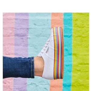 Superga Rainbow Platform Sneakers EUR 39